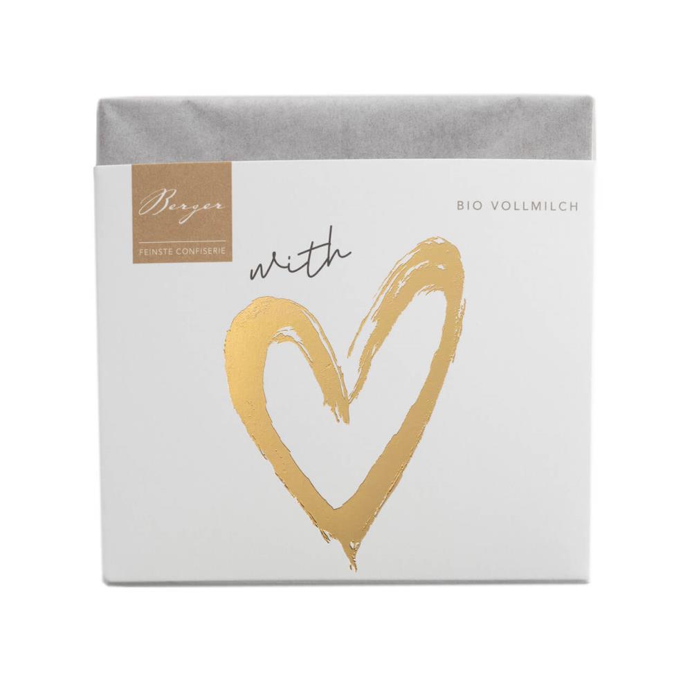 BIO Schokoladentafel "WITH LOVE"