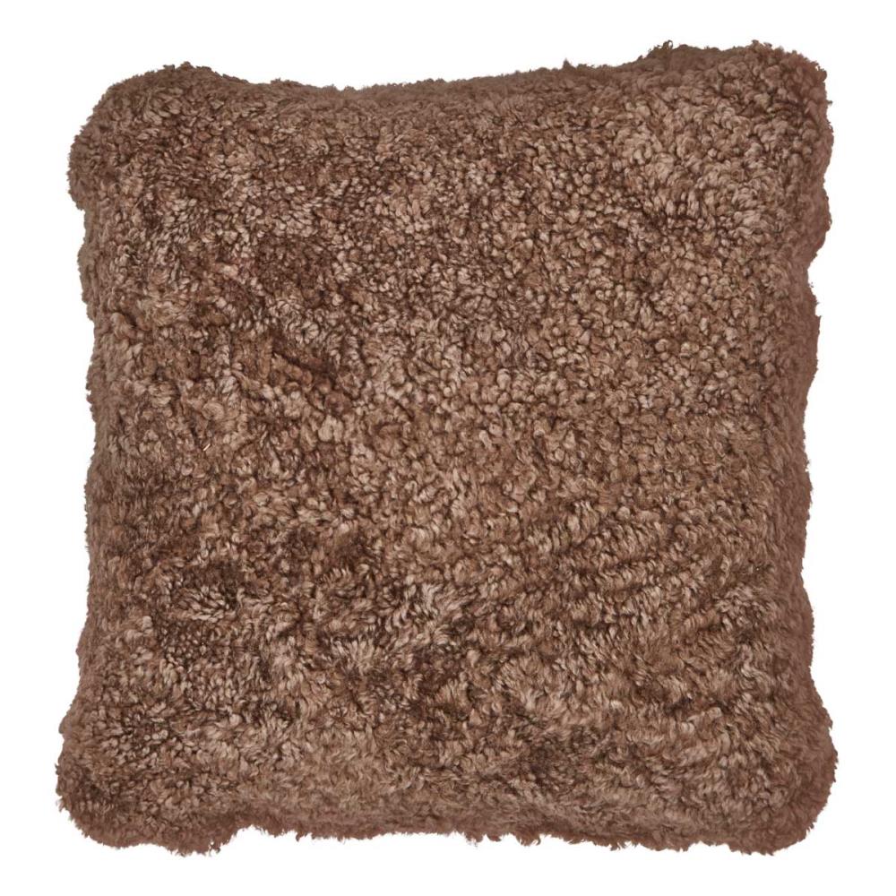 Kissen curly taupe