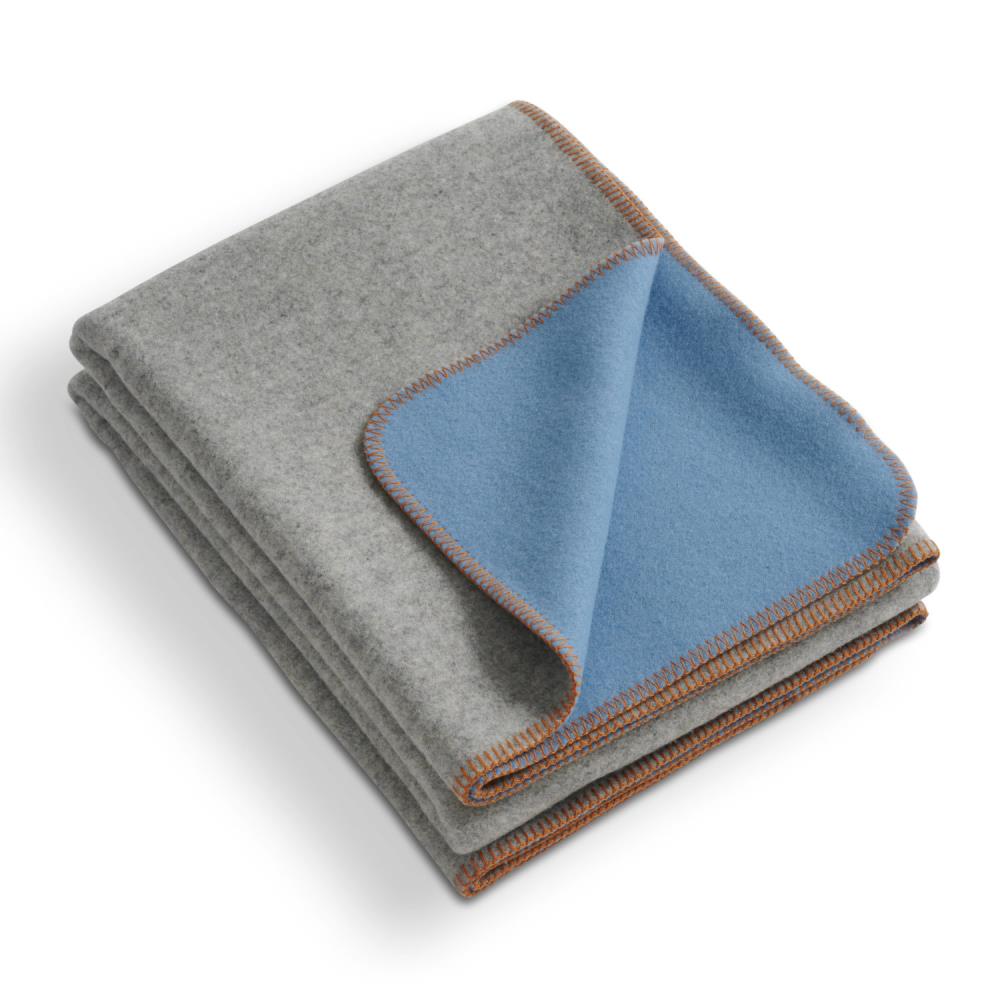 Decke BOTH SIDE HIGH rauchgrau himmelblau