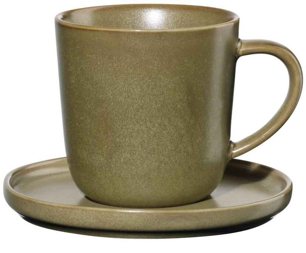 Espressotasse mit Untertasse COPPA miso gelb