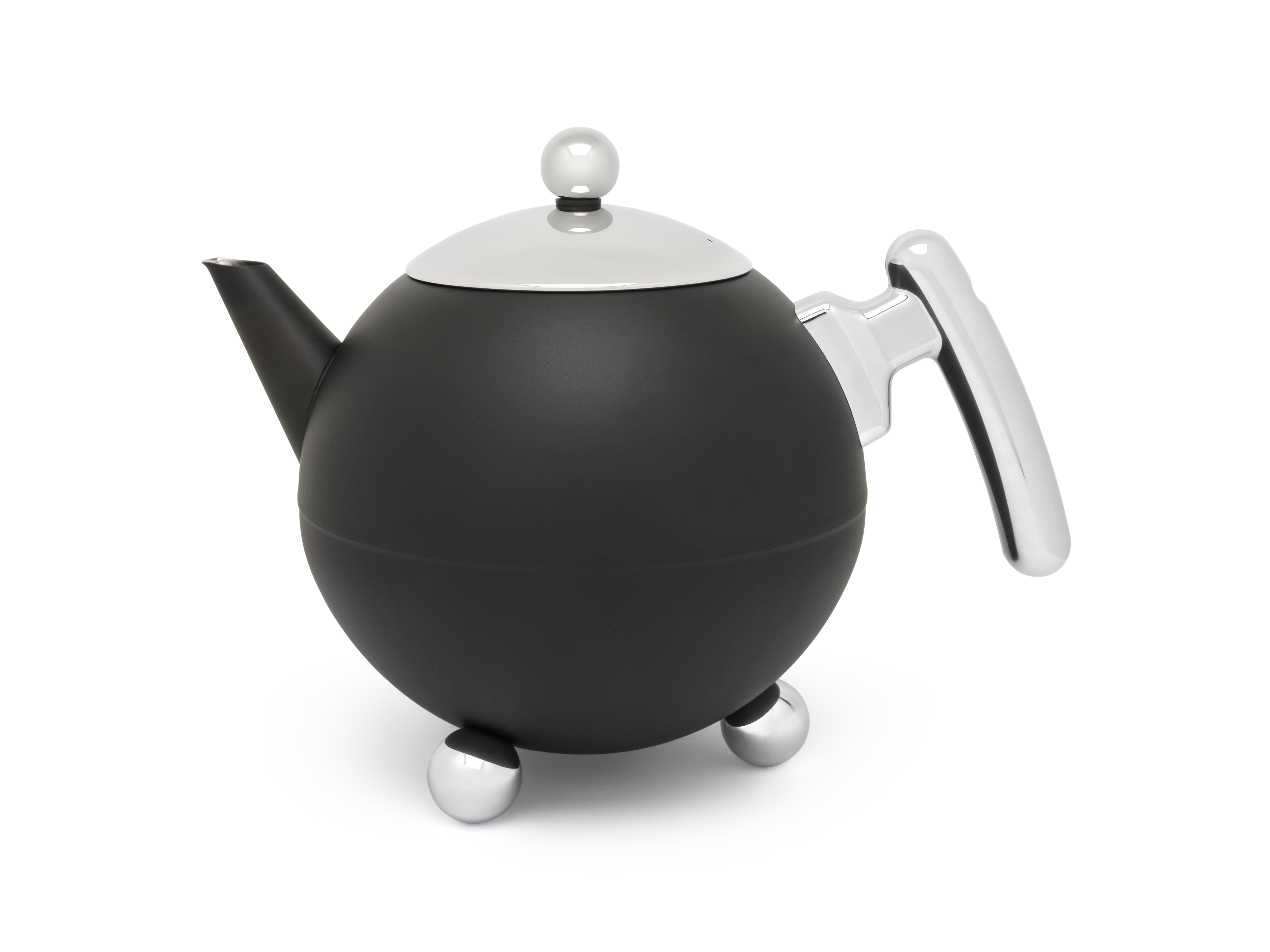 Teekanne BELLA RONDE schwarz matt 1,2l