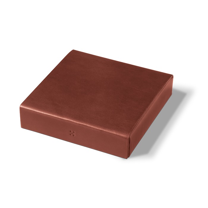 Leather Case ETWEE Square Chestnut