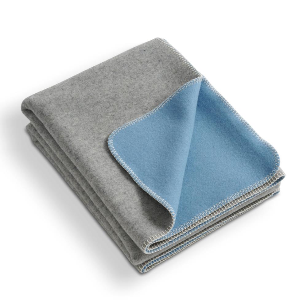 Decke BOTH SIDE HIGH rauchgrau himmelblau