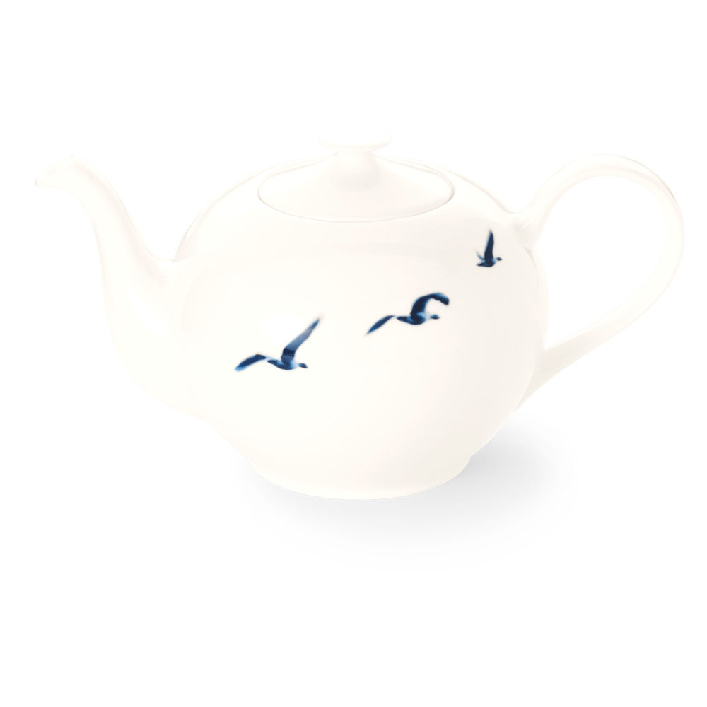 Teekanne blaue Vögel 1,3 l