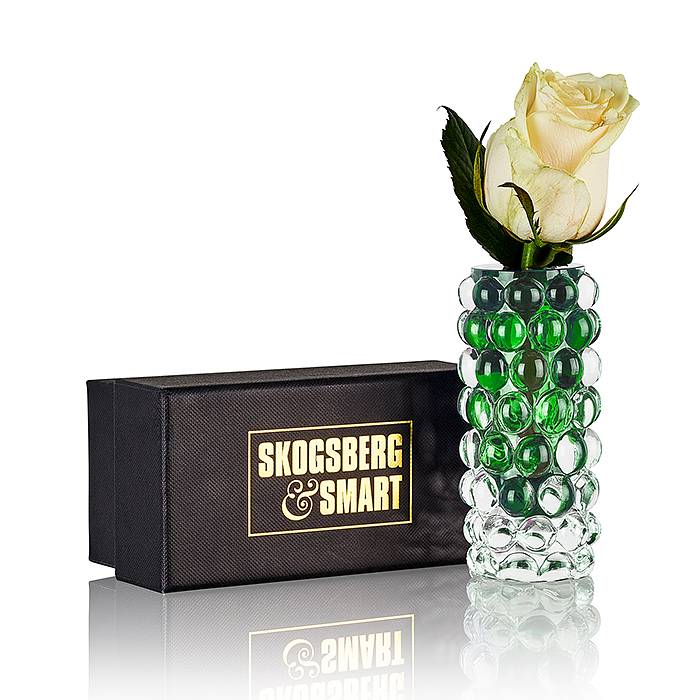 Vase HURRICANE BOULE mini - grün