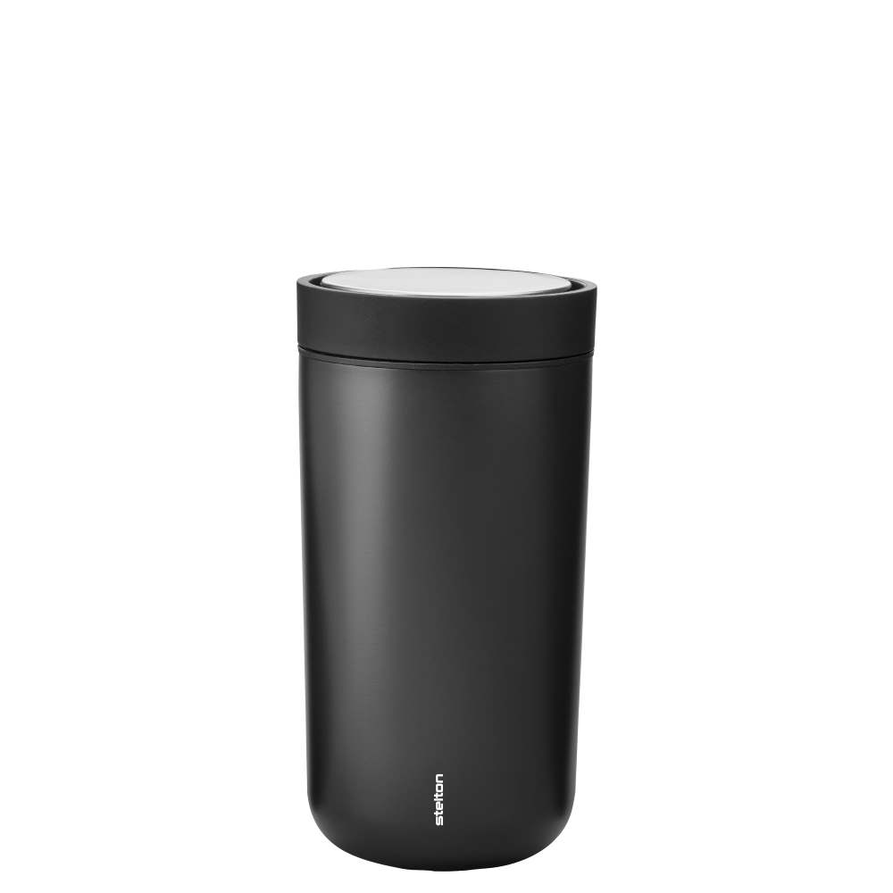 Becher TOGO Click metallic black 0,2L