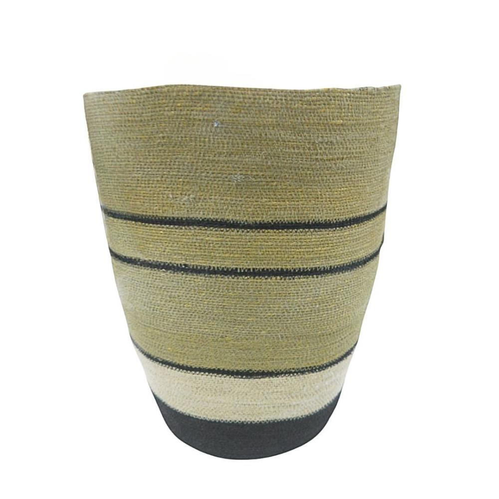 Korb bauchig natur geringelt 40/27cm