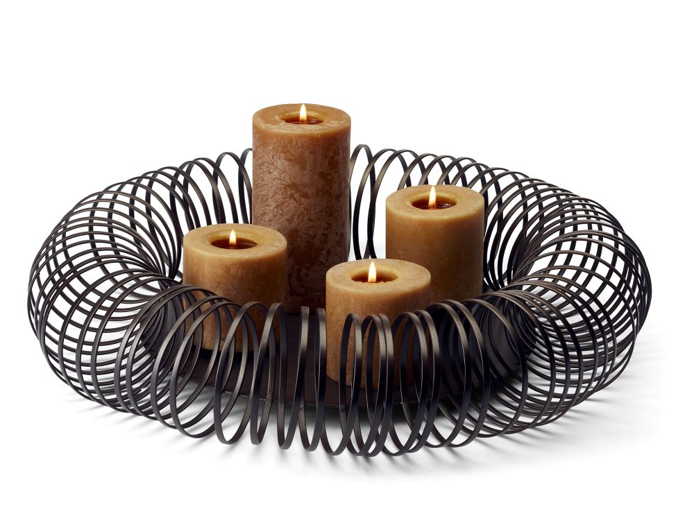 Adventsschale CARACAS antik-braun