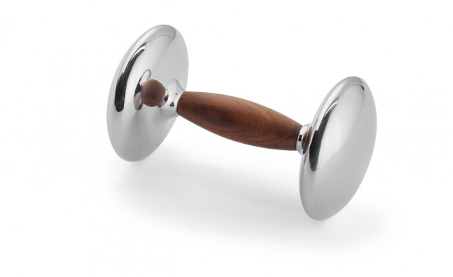Hantel STUDIO Edelstahl, Rosenholz 2kg