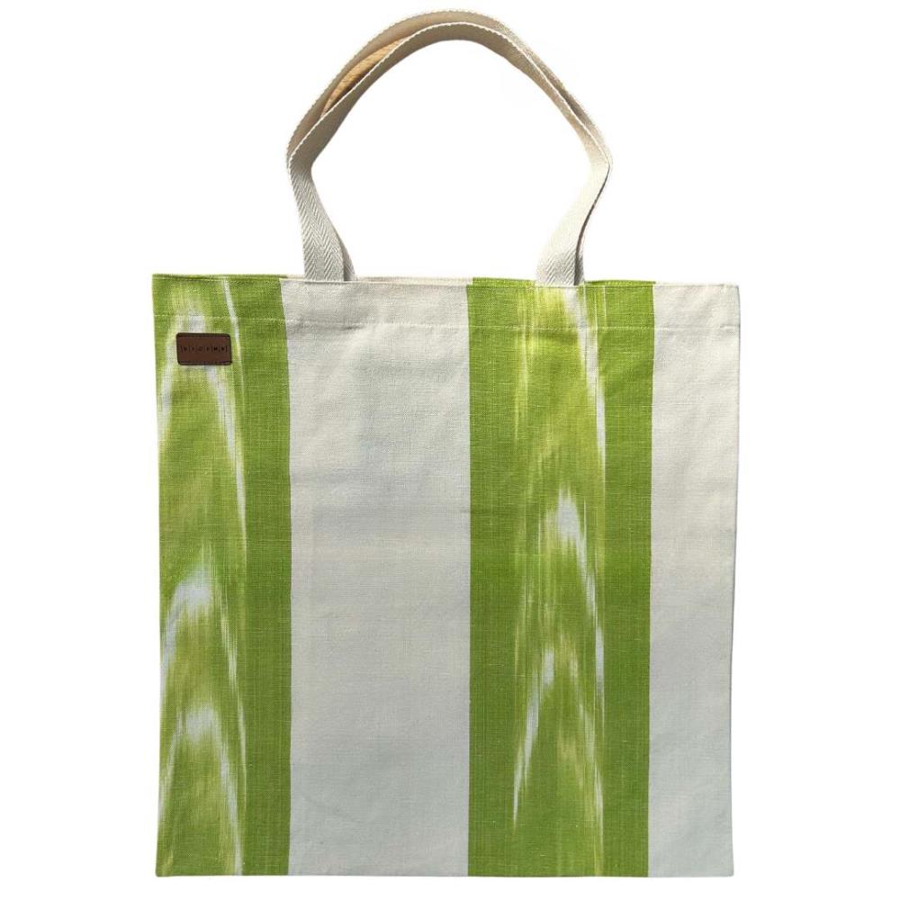 Tasche TOTE BAG XL grün beige 48cm
