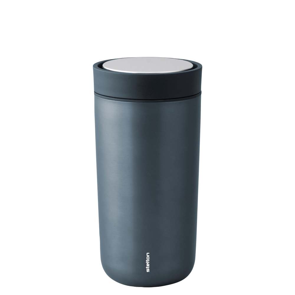 Becher TOGO Click dunkelblau metallic 0,4 L