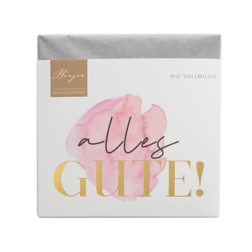 BIO Schokoladentafel "Alles Gute"