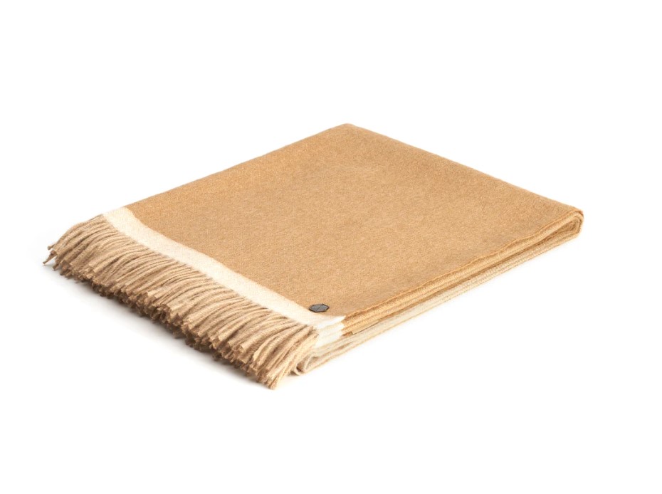 Decke MERIMA beige camel