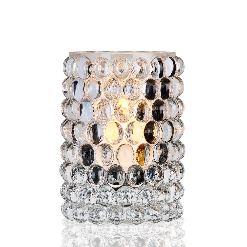 TEELICHTHALTER & VASE BOULE - KLAR