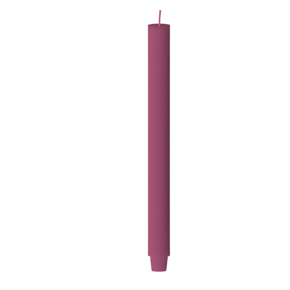 Gegossene Stabkerze pink