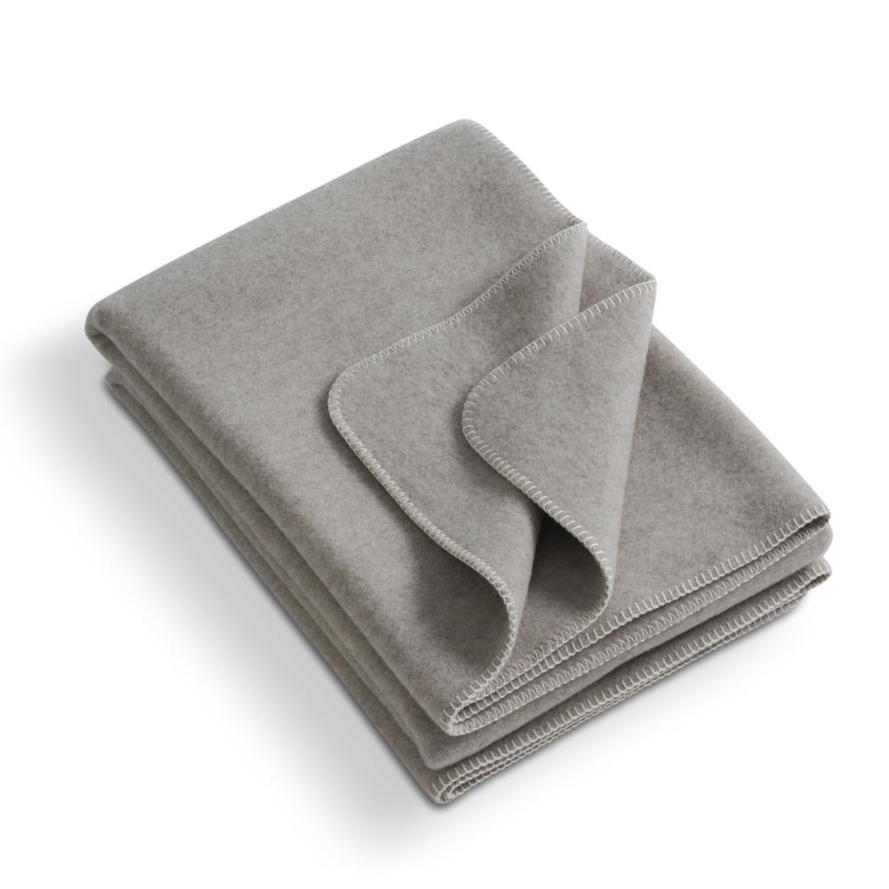 Decke SKIN GREY ROCK lichtgrau