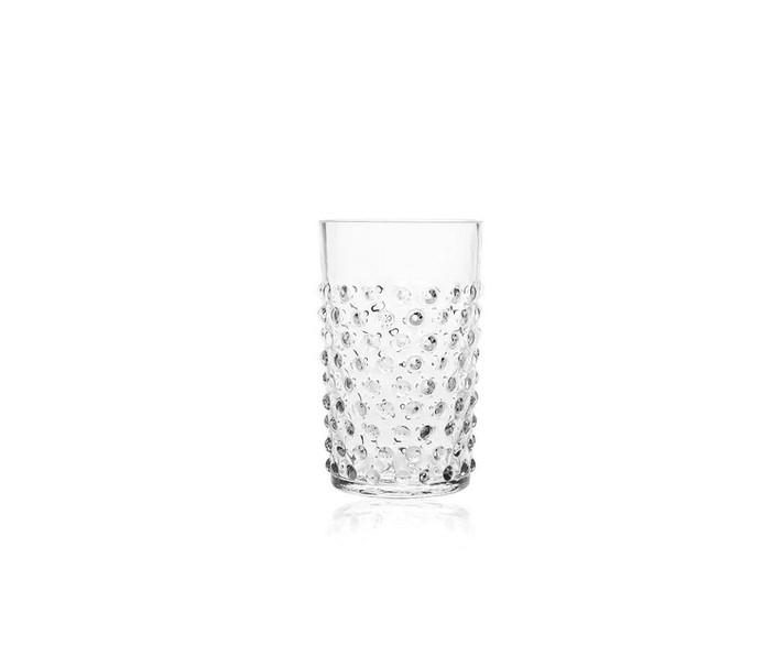 Trinkglas HOBNAIL klar