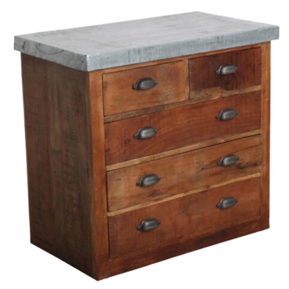 Sideboard mit Zinkoberfläche