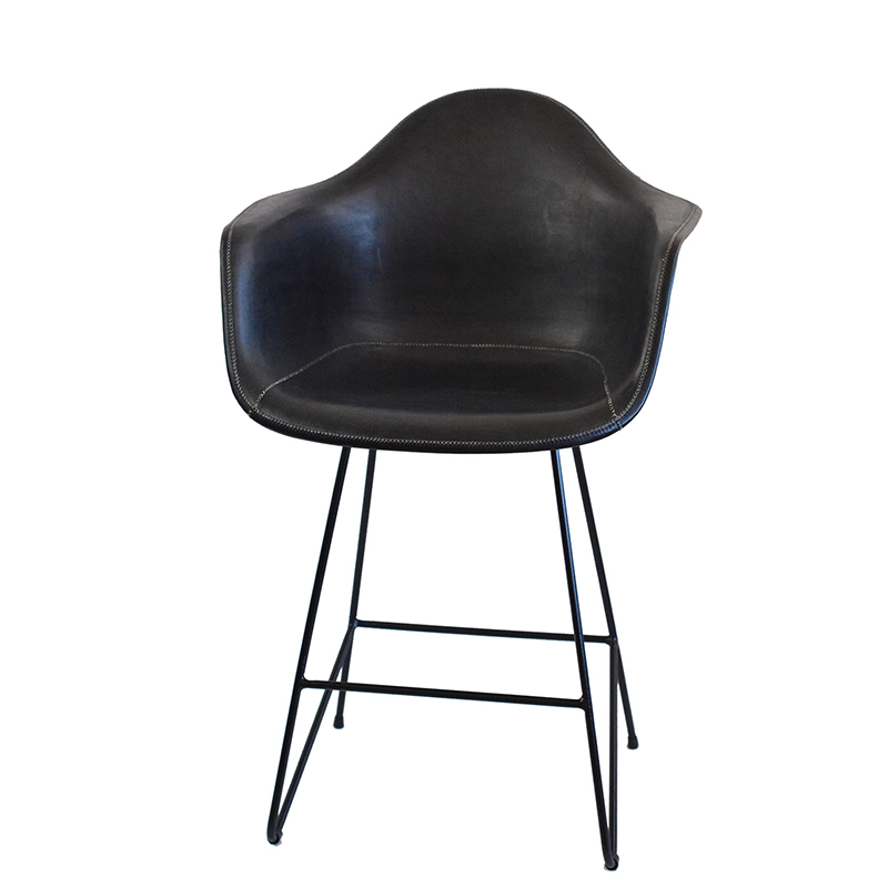 Stuhl & Barhocker LURVIS schwarz 105cm